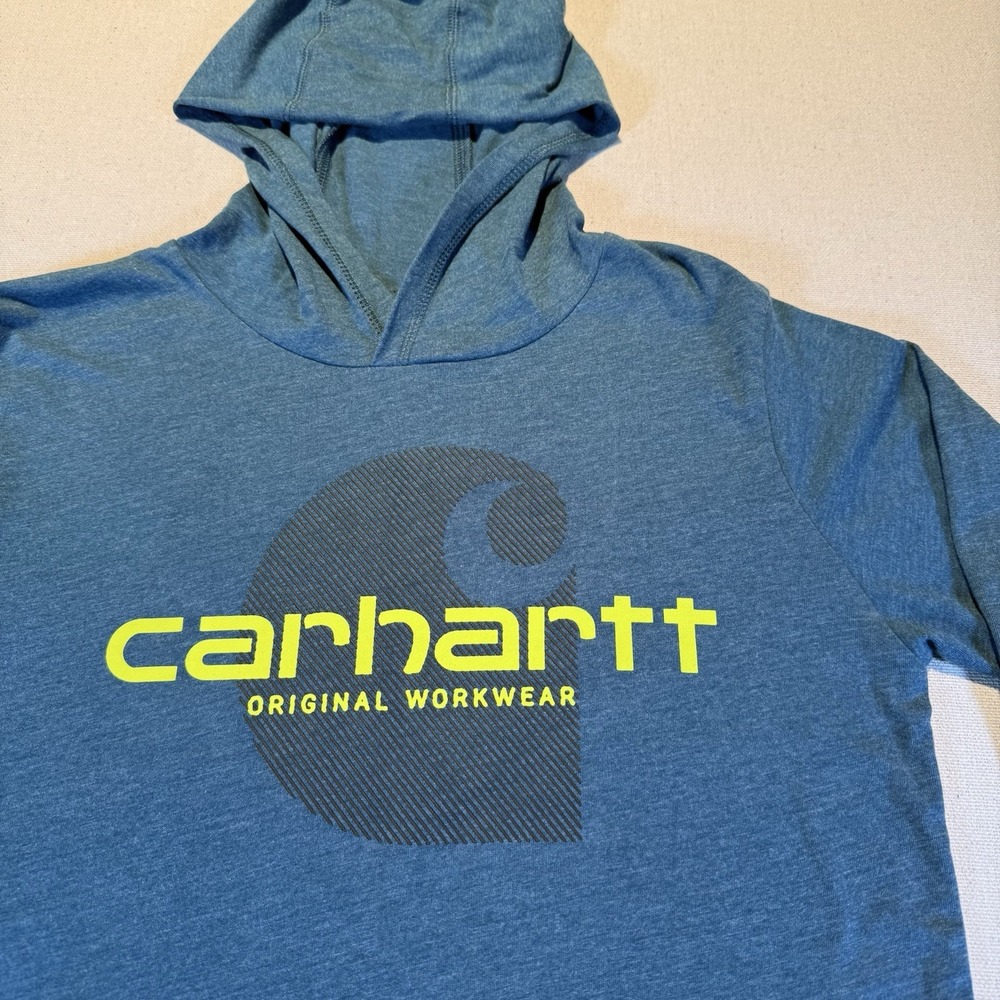 Carhartt Youth S 8-10 Long Sleeve Graphic Sweatshirt Hoodie Workwear Boy Girl